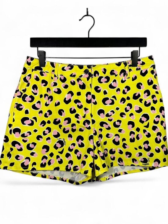 Love Moschino Pants - Love Moschino Leopard Print Shorts